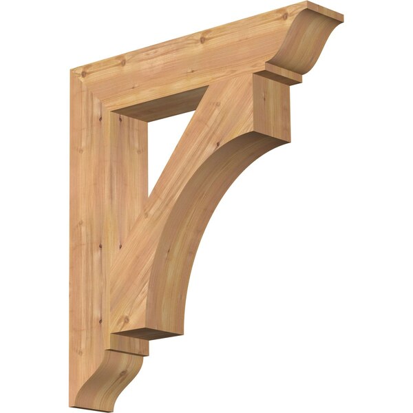 Ekena Millwork Westlake Traditional Smooth Bracket, Western Red Cedar, 5 1/2"W x 30"D x 34"H BKT06X30X34WTL01SWR - main